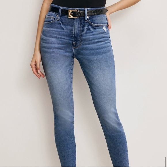 Good American High Rise Blue Jeans - Picture 2 of 10